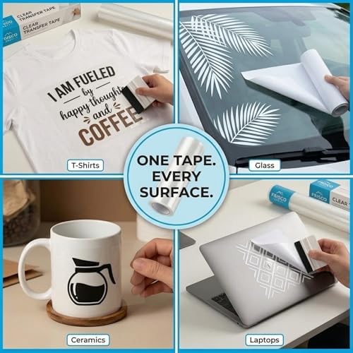 Frisco Craft Reusable Heat Transfer Tape Sheets Clear 8.5" x 11.7"