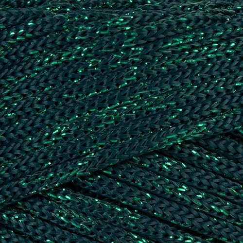 Makromecity Sparkle 2 Skeins of Polypropylene Macrame Cord 3mm x 131 Yards (394 feet) Premium Polyester Macrame Cord for Macrame Art & Crafts for Wall Hangings, Bags, Underplate, Rug