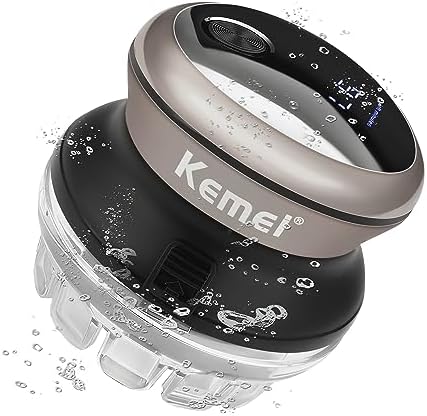 KEMEI Hair Clipper for Men Automatic Circular Hair Trimmer Self-Haircut Kit