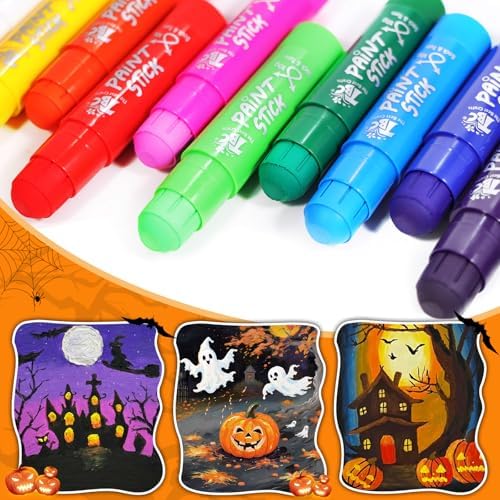 TBC The Best Crafts Paint Sticks,24 Classic Colors, Washable, Non-toxic, Tempera Paint Sticks for Kids and Students