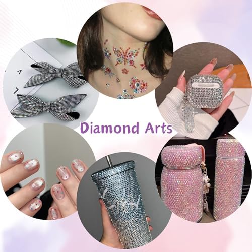 Bedazzling Kit 60000Pcs 60 Colors Jelly Resin Rhinestones