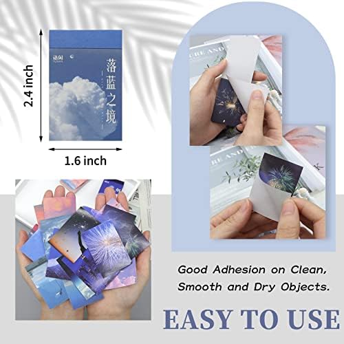 450 Pieces Washi Sticker Set, 9 Set Scrapbooking Diary Planner Album Diary Notebook, Scrapbooking Sticker Journaling Supplies for DIY Arts and Crafts Card Making Laptop Decoration