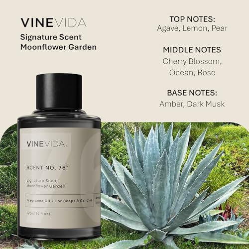 VINEVIDA [4oz] Scent No.76 Fragrance Oil for Candle & Soap Making - Natural Candle Scents Made in USA