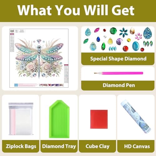 Special Shape Diamond Art Painting Kits for Adults Beginners
