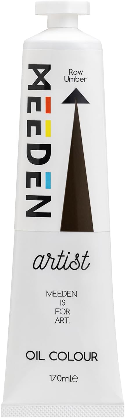 MEEDEN Artist Grade Oil Paint: Raw Umber - 170ml/5.7oz Tube | Professional Art Paints and Supplies for Canvas Painting