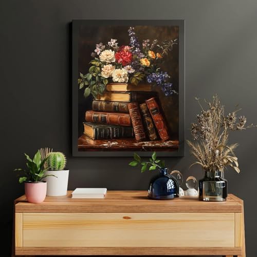 xackcme Paint by Numbers for Adults Books - Book Paint by Number on Canvas