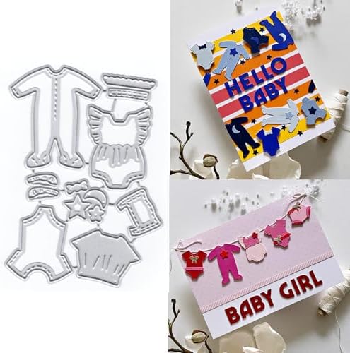 Patchwork Baby Clothes Metal Cutting Dies Sets for Card Making
