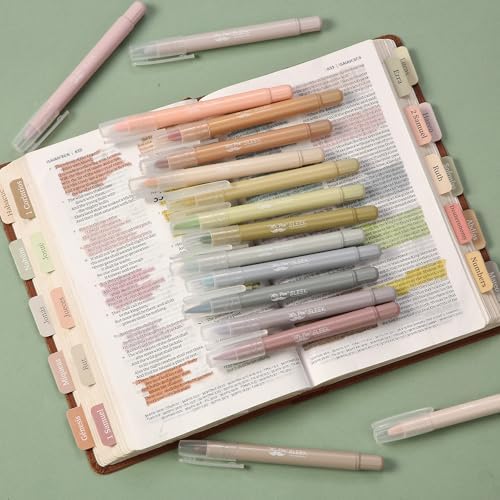 Mr. Pen- No Bleed Gel Highlighters, Soft & Muted Colors, 16 Pack