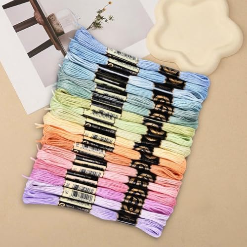 18 Skeins 157.5 Yards Variegated Embroidery Thread for Sewing