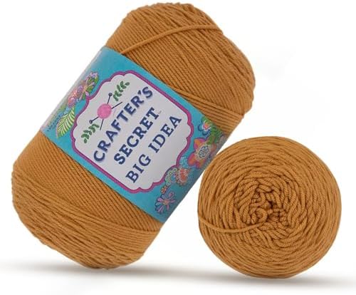 Hobby Lobby Crafter's Secret Big Idea Yarn 100% Acrylic, 69 Sungold