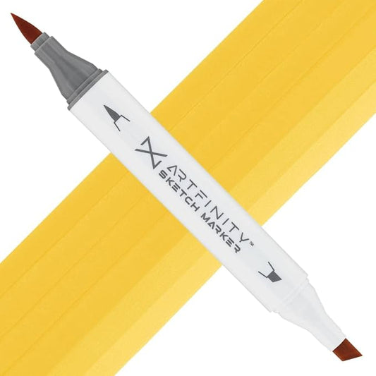 Artfinity Sketch Markers - Yellow Cab Y2-35, Vibrant, Professional, Dye-Based Alcohol Markers for Artists, Drawing, Travel, & More
