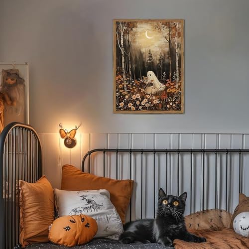 AIBOERL Paint by Numbers Kit for Adults Beginner,HalloweenGhost,12X16In