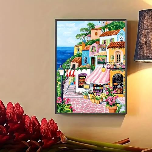 Lophomie Diamond Art Kits for Adults, 5D Landscape Diamond Painting Kits