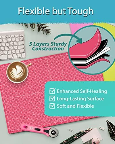 G+ Self-Healing Modeler's Cutting Mat A4 9 x 12"; Professional Small Cutting Board for Kids Modeling, Scrapbooking, Gundam Building, Rotary Cutting - A Great Hobbyist Cutting mat