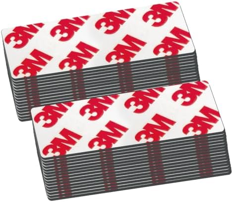 30 Pack Magnetic Tape Strips with Adhesive Backing (3" x 1")