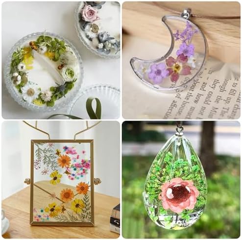 1000 Pcs Mini Dried Flowers for Resin, Small Dried Flowers for Crafts