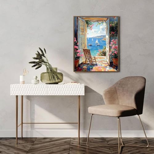 Diamond Art Kits for Adults,Landscape Diamond Painting Kits 12x16in