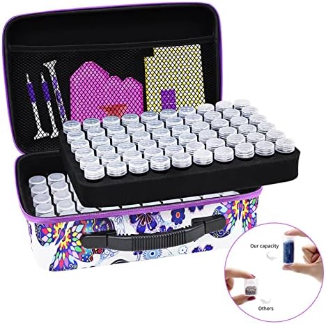 ZORETCO Diamond Art Storage with 60 Containers, Diamond Art Kits for Adults