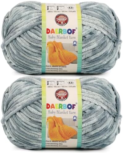 6 Super Bulky Blanket Yarn for Crocheting - Chunky Chenille Variegated Yarn