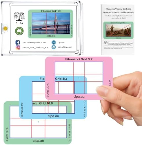 Fibonacci Grid Directors Viewfinder Card