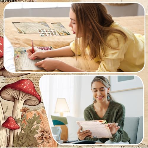 TaoBary 160 Pcs Nature Vintage Stationery Paper and Envelopes Set
