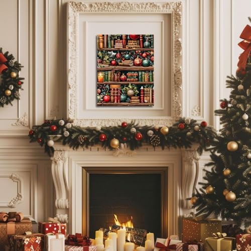 ICYANART Christmas Paint by Numbers Kit for Adults Beginner 16x20Inch