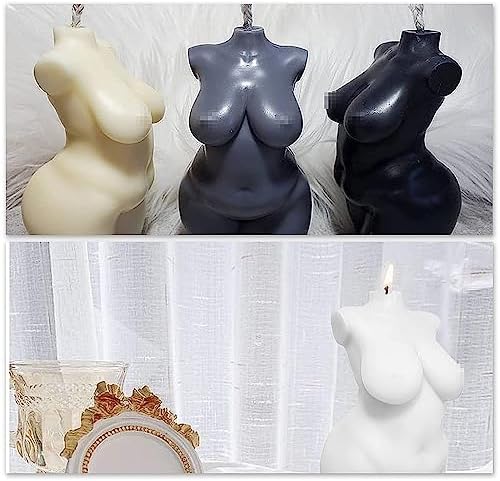 3D Woman Body Candle Mold Silicone Candle Molds for Candle Making DIY Craft