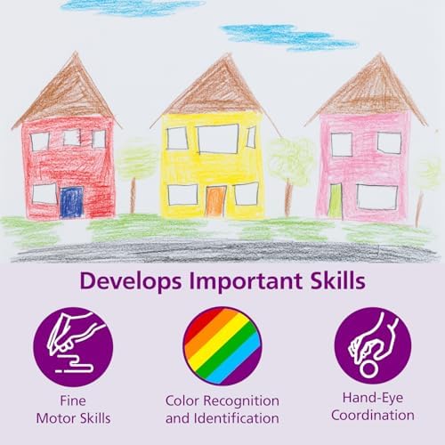 Colorations STUBPEN Stubby Chubby Colored Pencils for Kids - Set of 48