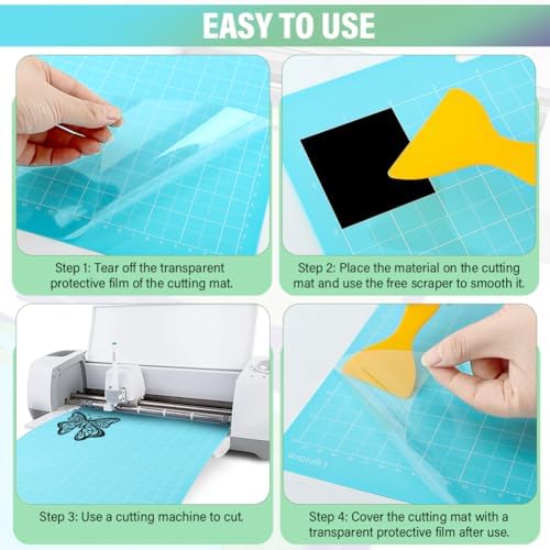 3PCS Cutting Mats for Cri-cut Joy Xtra,13.98x9.45" Cri-cut Joy Xtra Mat