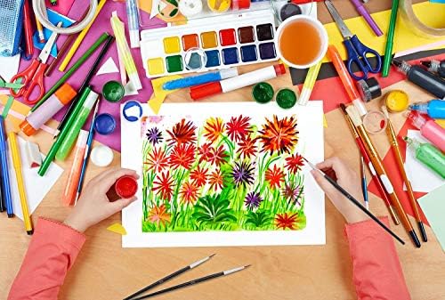 Miniature Detail Paint Brushes, Anezus 30 Pcs Paintbrushes Small Watercolor Artists Paint Brushes for Acrylics Oil Model Craft Nail Detail Painting, Size 00