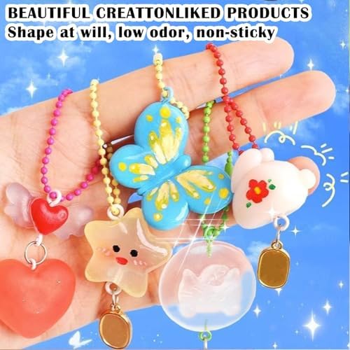 UV Clay Clear Polymer Resin for 3D Crafts, DIY Jewelry Making, Silicone Molds, UV Curing, Crystal Clear Casting, Miniature Art, and Handmade Resin Projects (3.5oz)