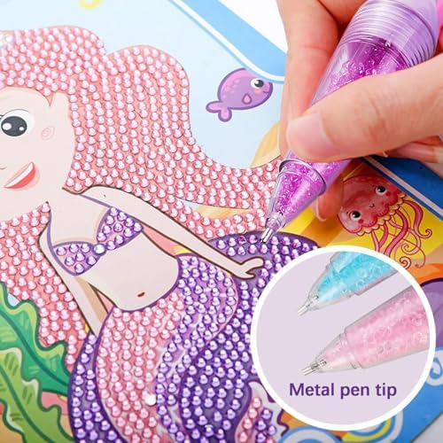 3 PCS Diamond Art Pens, Flower Pot-Shaped Drill Pen Tools and Accessories