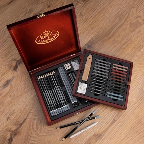 Royal & Langnickel RSET-SKET1600 Premier Sketch Pencil Art Set, 51-Piece
