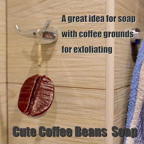 Silicone Soap Molds, Coffee Bean, 2 Pack | silicone molds for soap making, DIY Crafts, Candle, Non-stick, Soft and Durable