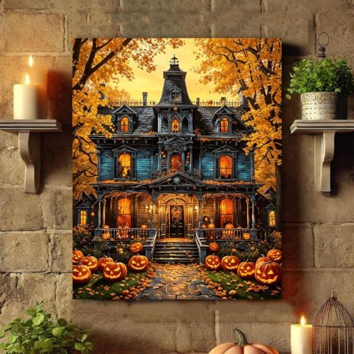 Arttoplus Halloween Paint by Numbers Kit for Adults Beginner 16x20 inch