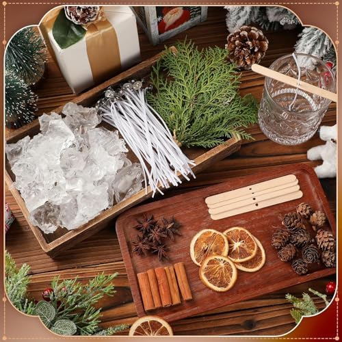 Clear Wax for Candle Making-DIY Aromatherapy Candle Making Gel raw Materials, can add Dried Flowers/Fragrance, smokeless Safe Candle Materials, Birthday Christmas Gift Decoration (Transparently)