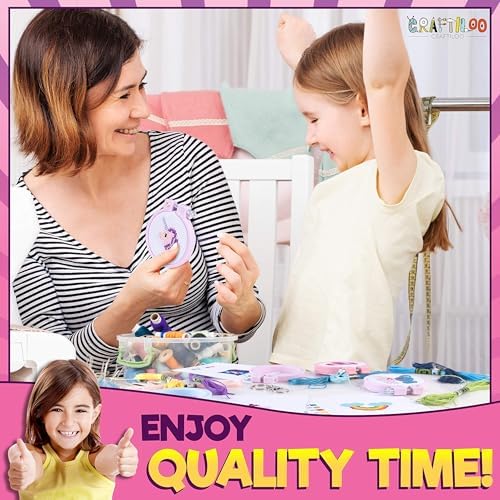 Cross Stitch Kit for Kids - 5 Easy Stamped Embroidery Kits for Beginners