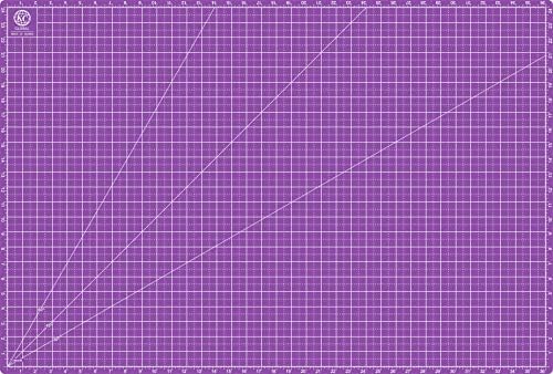 KC GLOBAL A1 (38"x26") Professional Grade Self-Healing Cutting Mat - Purple, Odor-Free, Reversible, Eco-Friendly, Durable, 2mm PVC Material, Premium Desk Mat for Crafters, Quilters, and Hobbyists
