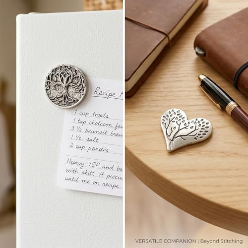 PARKUVALLEY Magnetic Needle Minder, 3pcs Tree of Life