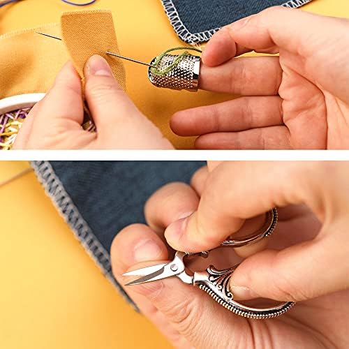 SHWAKK Little Embroidery Scissors, Vintage Sewing Craft Tool Flower Pattern