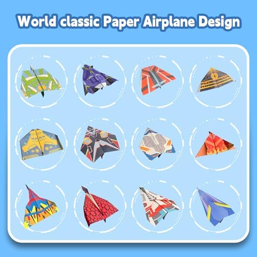 Paper Airplane Kit, Origami Kit for Kids Ages 8-12