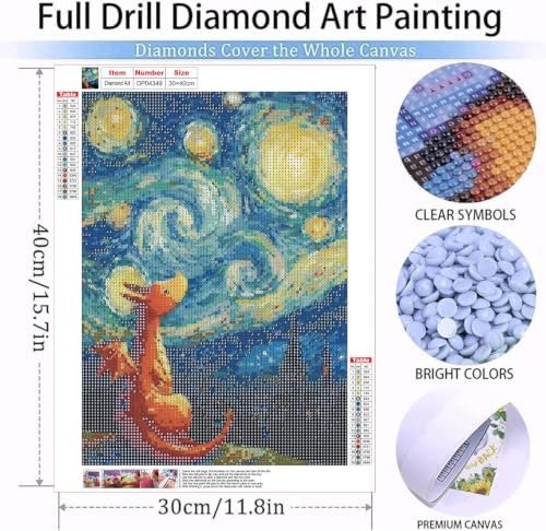 Starry Sky Diamond Art Kits for Adult Diamond Painting Kit for Beginner