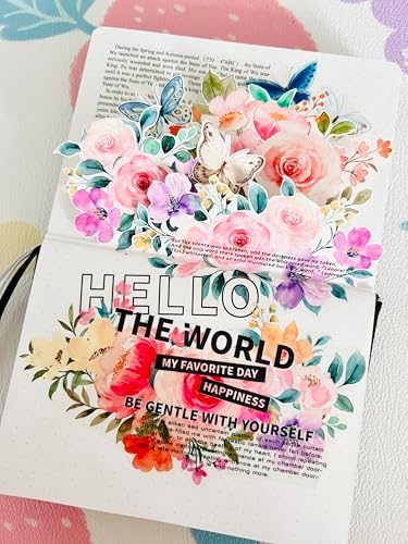 WT Flower Corridor Wide Washi Tape, Floral Designs, Not Pre-Cut