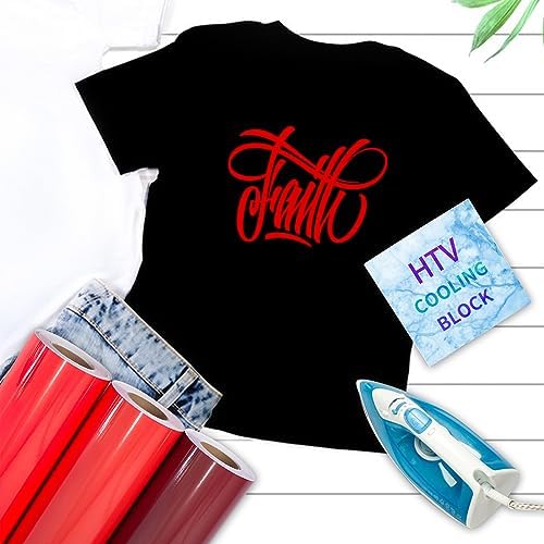 HTV Cooling Block – Fast Cooling Vinyl Craft Tool Heat Press Accessories and Supplies for Heat Transfer Vinyl, Sublimation HTV, DTF Film and Heat Transfer Paper