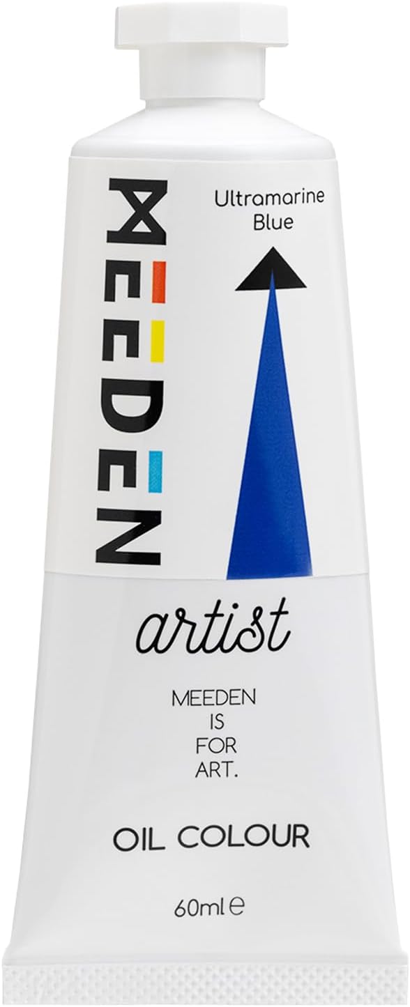 MEEDEN Artist Grade Oil Paint: Ultramarine Blue - 60ml/2oz Tube | Professional Art Paints and Supplies for Canvas Painting