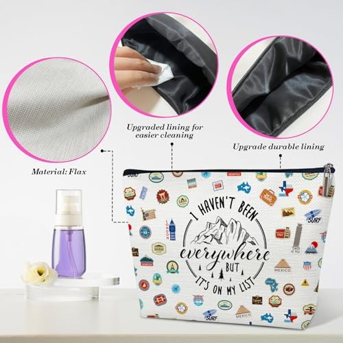 Travel Gifts for Women, Travel Essentials Makeup Bag