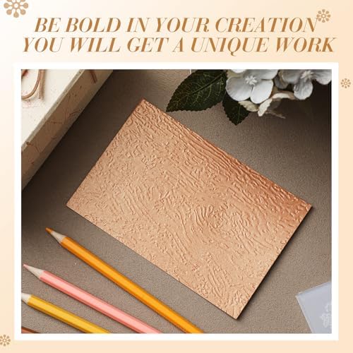 1 Pcs Geiseralie Embossing Folders for Card Making,Wood Grain Style
