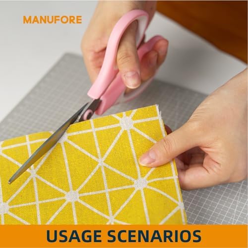 MANUFORE Gray Cutting Mat A3, A4, A5 Set with Centimeter and Inch Scale Self Healing Craft Cutting Board with 3mm 5-ply Thickness for Using Rotary Cutter, Craft Knife, Paper Knife