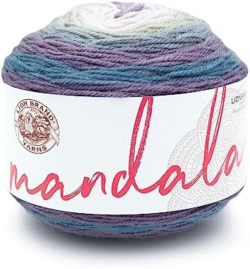 Lion Brand Yarn, Mandala DK Crochet Yarn, Snorks, Multicolor, 1 Pack