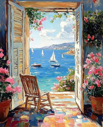 Diamond Art Kits for Adults,Landscape Diamond Painting Kits 12x16in